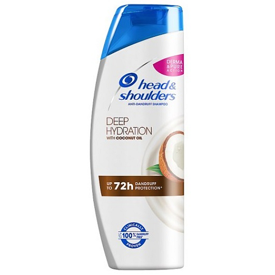 Head&Shoulders Deep Hydration mit Kokosnussöl Anti-Schuppen-Shampoo 400 ml