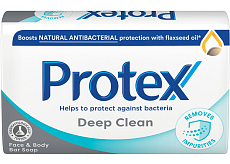 Protex Deep Clean feste antibakterielle Seife, 90 g
