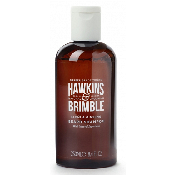Hawkins & Brimble Men Bart Shampoo für Männer mit Provitamin B5 und einem zarten Duft von Ginseng und Elemi 50 ml