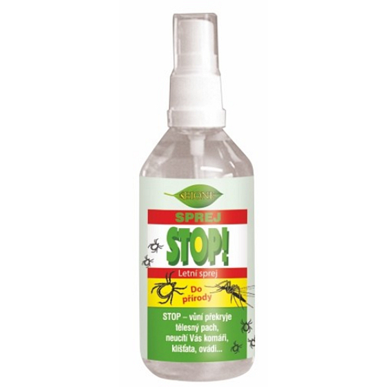 Bione Cosmetics Stop Sommer-Deodorant gegen Mücken, Zecken und Bremsen Spray 100 ml