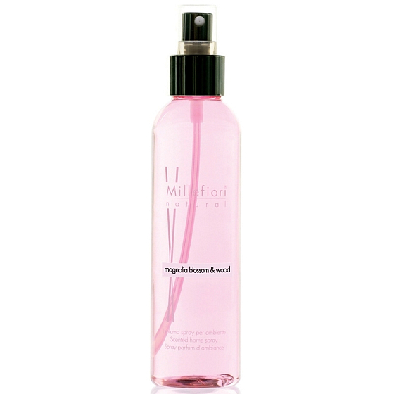 Millefiori Milano Natural Magnolia Blossom & Wood - Magnolienblüten und Wood Home Spray Geruchsabsorber 150 ml