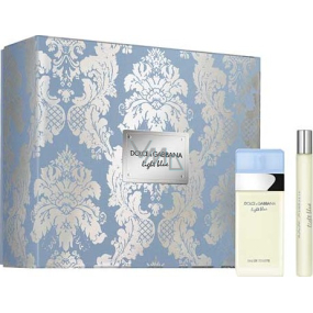 Dolce & Gabbana Hellblaues Eau de Toilette für Frauen 25 ml + Eau de Toilette 10 ml, Geschenkset