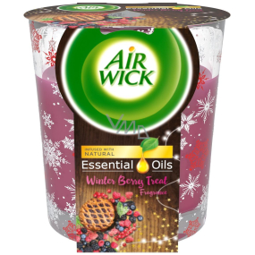 Air Wick Ätherische Öle Merry Berry - Der Geruch von Winterfruchtkerzen in einem Glas 105 g