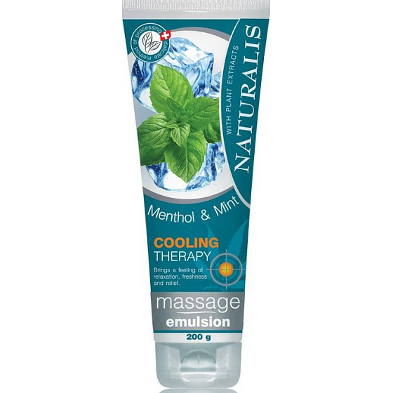 Naturalis Menthol & Mint - Menthol und Mint Massage Emulsion 200 ml