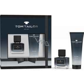Tom Tailor Pure for Him Eau de Toilette für Männer 30 ml + Duschgel 100 ml, Geschenkset für Männer