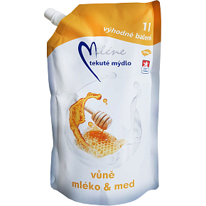 Miléne Milch und Honig Flüssigseife, Nachfüllung, 1 l