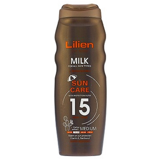 Lilien Sun Active SPF15 Wasserfeste Sonnenschutzlotion 200 ml