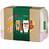 Palmolive UP! Citrus & Pfirsich Duschgel 200 ml + Smoothies Erfrischendes Pfirsich Duschcreme 500 ml + Colgate Max White Charcoal aufhellende Zahnpasta 75 ml + Zahnbürste + Kosmetiktasche, Kosmetikset für Frauen