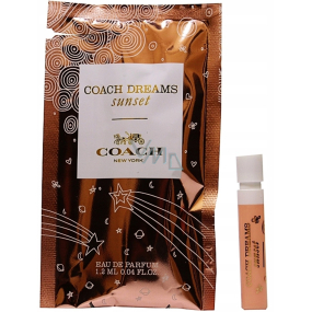 Coach Dreams Sunset Eau de Parfum für Frauen 1,2 ml mit Spray, Fläschchen