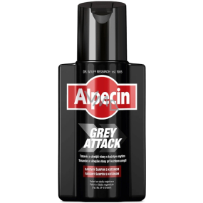 Alpecin Grey Attack Shampoo mit Koffein für dunkleres und dichteres Haar 200 ml