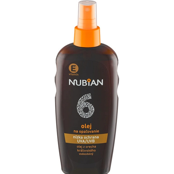 NUBIAN Sonnenöl im Spray SPF 6, 200 ml