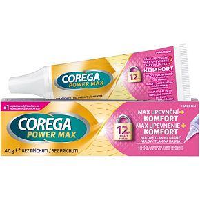 Corega Power Max Befestigung + Komfort Haftcreme für Zahnprothesen 40 g