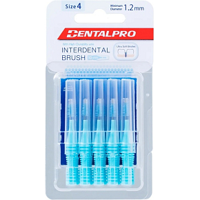 DentalPro Interdentalbürste gerade 1,2 mm blau, 10 Stück DentalPro Interdentalbürste gerade 1,2 mm blau, 10 Stück