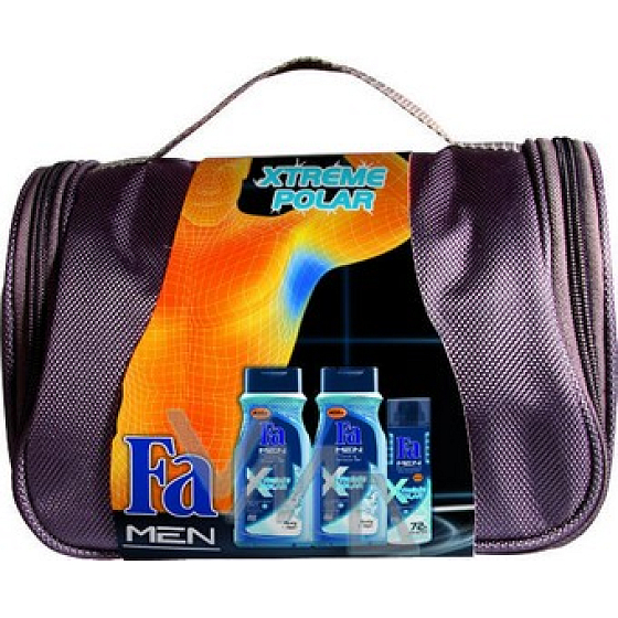 Fa Men Xtreme Polar Duschgel 2 x 400 ml + Deodorant Spray 150 ml, Kosmetikset
