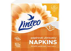 Linteo Papierhandtücher 1-lagig 30 x 30 cm, 100 Stk.