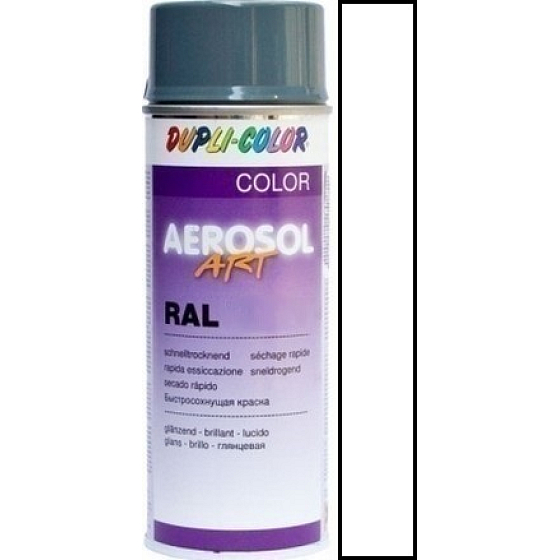 Dupli Color Aerosol Art Sprühfarbe Ral 9010 Weißglanz 400 ml