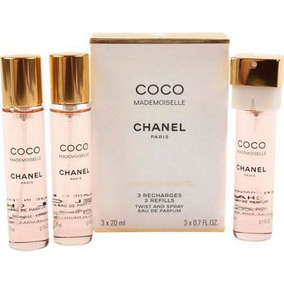 Chanel Coco Mademoiselle Parfümierte Wasser-Nachfüllungen für Frauen 3 x 20 ml
