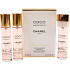 Chanel Coco Mademoiselle Parfümierte Wasser-Nachfüllungen für Frauen 3 x 20 ml