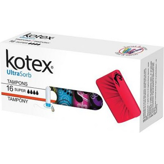 Kotex Ultra Sorb Super Tampons 16 Stück