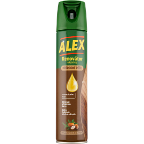 Alex Aerosol Möbelrenovierer gegen Staub mit Arganöl und Zeder, 400 ml Alex Aerosol Möbelrenovierer gegen Staub mit Arganöl und Zeder, 400 ml