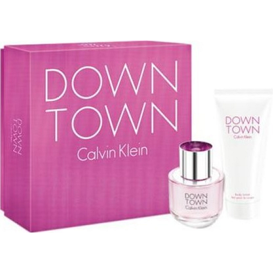 Calvin Klein Downtown parfümiertes Wasser 50 ml + Körperlotion 100 ml, Geschenkset