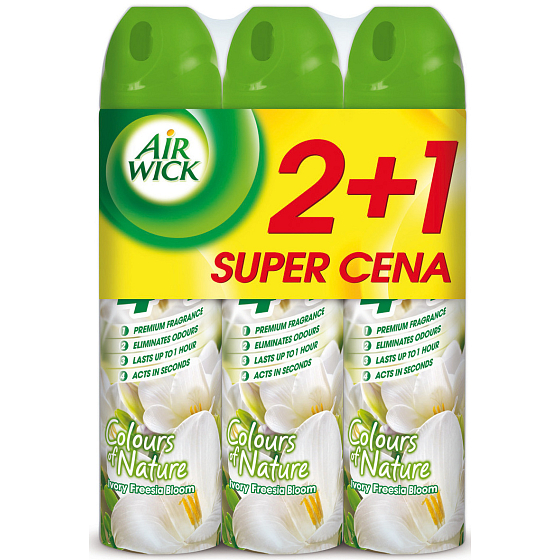 Air Wick White Flowers Freesia 4in1 Lufterfrischer Spray 3 x 240 ml