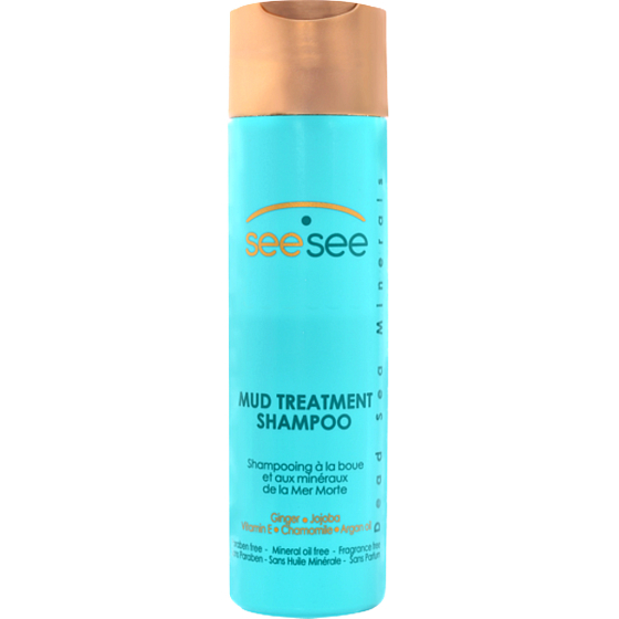 SeeSee Schlammbehandlung aus dem Toten Meer mit Schlamm aus dem Toten Meer Haarshampoo 250 ml