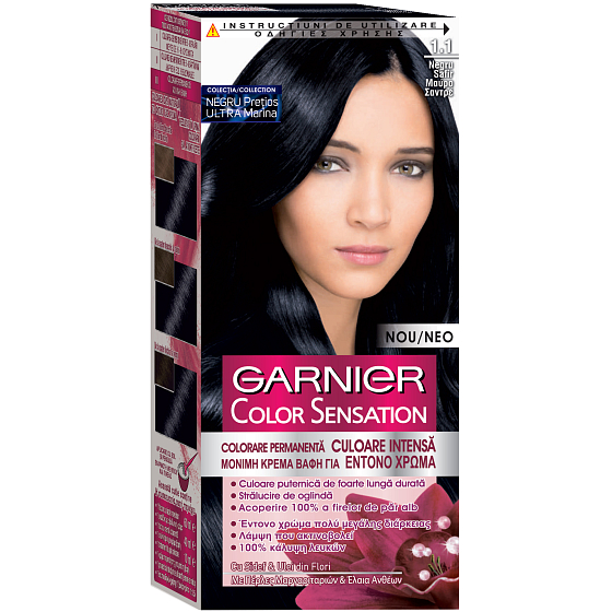 Garnier Color Sensation Haarfarbe 1.1 Mitternachtssaphir