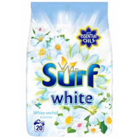 Surf White Orchid & Jasmine Waschpulver für weiße Wäsche 20 Dosen 1,4 kg