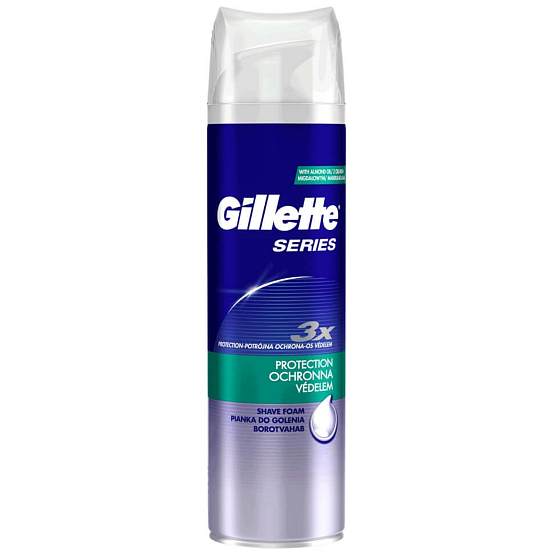 Gillette Series Protection Rasierschutzschaum für Männer 250 ml
