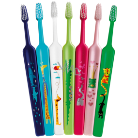 TePe Select Compact Soft Zoo aus 3 Jahren Zahnbürste für Kinder 1 Stück