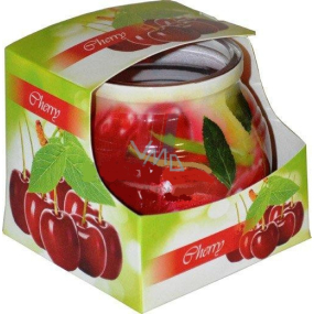 Admit Cherry - Kirsche dekorative aromatische Kerze im Glas 80 g