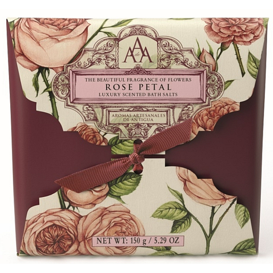 Somerset Toiletry Rose setzt duftendes Badesalz mit einem bezaubernden blumigen Duft von Rosen 150 g frei