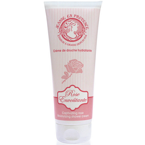 Jeanne en Provence Rose Envoutante - Faszinierende feuchtigkeitsspendende Rosenduschcreme 200 ml