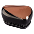 Tangle Teezer Compact Professionelle kompakte Haarbürste, Roségold Schwarz - Roségold