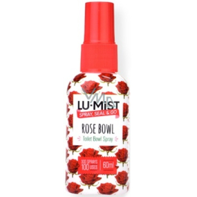 Lu-Mist Rose Bowl Spray auf Toilettenschüssel Erfrischer, Sprayer 100 verwenden 60 ml