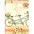 Nekupto Geschenk Papiertüte Luxus 32,5 x 32,5 x 14 cm Räder 1602 LIL