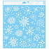 Fensterfolie ohne Kleber 30 x 33,5 cm Flocken