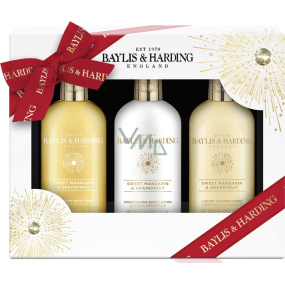 Baylis & Harding Sweet Tangerine und Grapefruit Reinigungsgel 300 ml + Duschcreme 300 ml + Körperlotion 300 ml, Kosmetikset Baylis & Harding Sweet Tangerine und Grapefruit Reinigungsgel 300 ml + Duschcreme 300 ml + Körperlotion 300 ml, Kosmetikset
