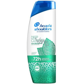 Head & Shoulders Deep Cleanse Juckreiz Linderung mit Pfefferminz Anti-Schuppen-Haarshampoo 300 ml