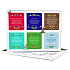 English Tea Shop Bio Luxus-Geschenk-Kollektion Earl Grey + English Breakfast + Kräuter-Rooibos + Kräutertee mit Pfefferminze und Krauseminze + Grüner Tee mit Granatapfel und Rosenblüten + Weißer Tee 36 Stück Tee-Pyramiden, 73,5 g