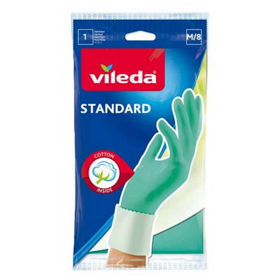 Vileda Standard Gummihandschuhe M mittel 1 Paar