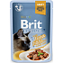 Brit Premium Filets mit Thunfisch im Saft Katzenvollnahrung Tasche 85 g