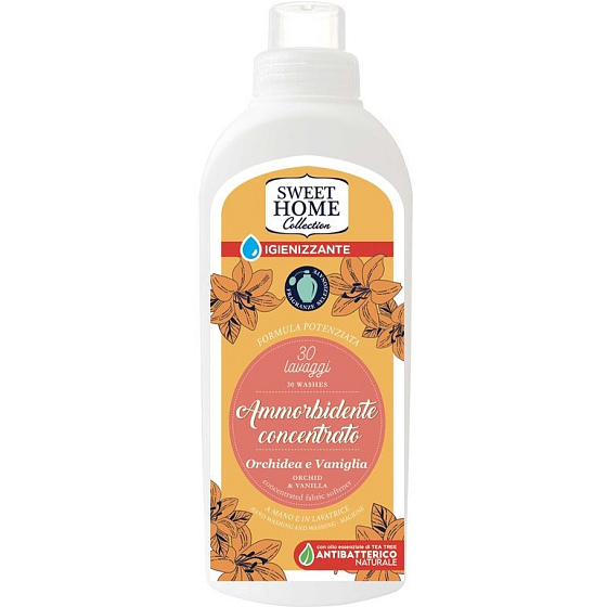 Sweet Home Orchidea e Vaniglia - Konzentrierter Weichspüler mit Orchidee und Vanille 30 Dosen 750 ml