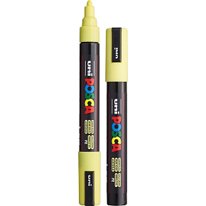 Posca Universal-Acrylmarker 1,8 - 2,5 mm Pastellgelb PC-5M