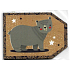 Nekupto Weihnachtsgeschenkkarten Teddybär 5,5 x 7,5 cm 6 Stück