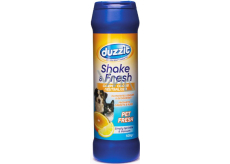 Duzzit Shake & Fresh Pet Lemon - Zitroniger Teppichduft zur Beseitigung von Haustiergerüchen 500 g
