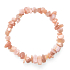 Mondstein orange Armband elastisch gehackter Naturstein 19 cm, Stein des Schicksals