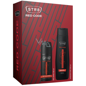 Str8 Red Code Deodorant Spray 150 ml + Duschgel 400 ml, Kosmetikset für Männer Str8 Red Code Deodorant Spray 150 ml + Duschgel 400 ml, Kosmetikset für Männer