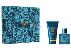 Versace Eros pour Homme Eau de Toilette 30 ml + Duschgel 50 ml, Geschenkset für Männer